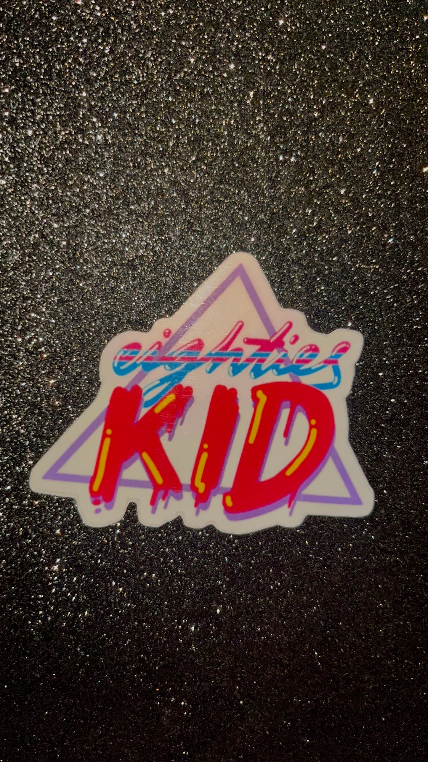 80's Kid Waterproof Sticker