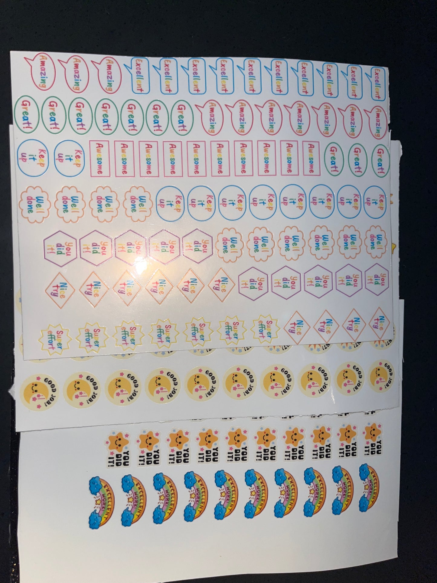 200pc Teacher Sticker Book