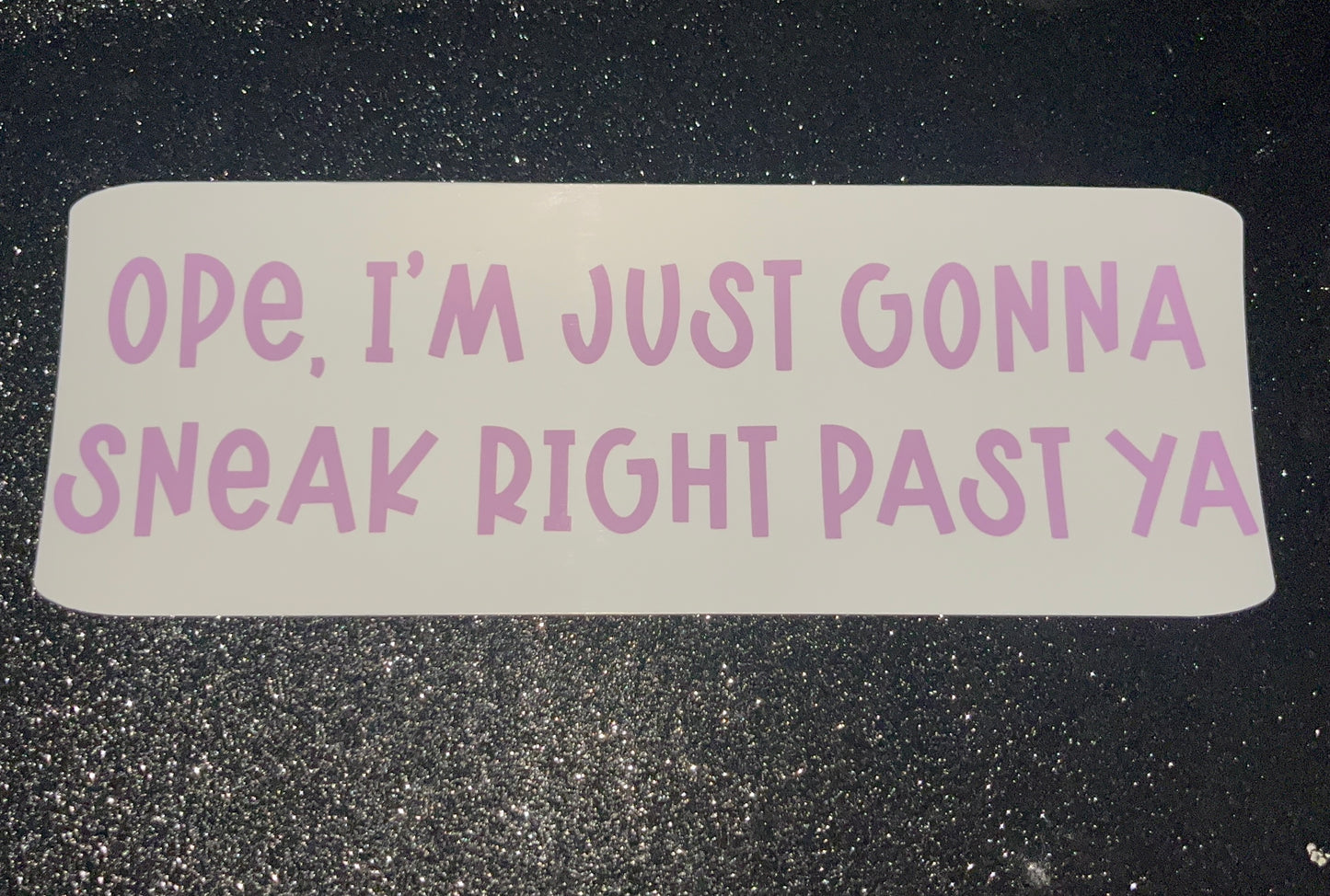 Ope... Waterproof Bumper Sticker