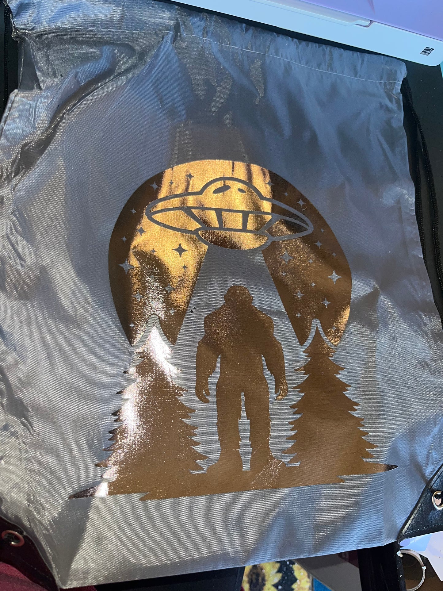 Bigfoot Drawstring Bag