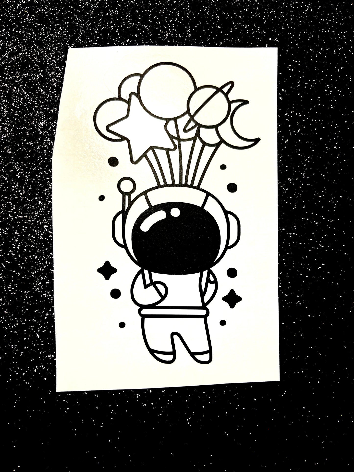 Astronaut Waterproof Decal