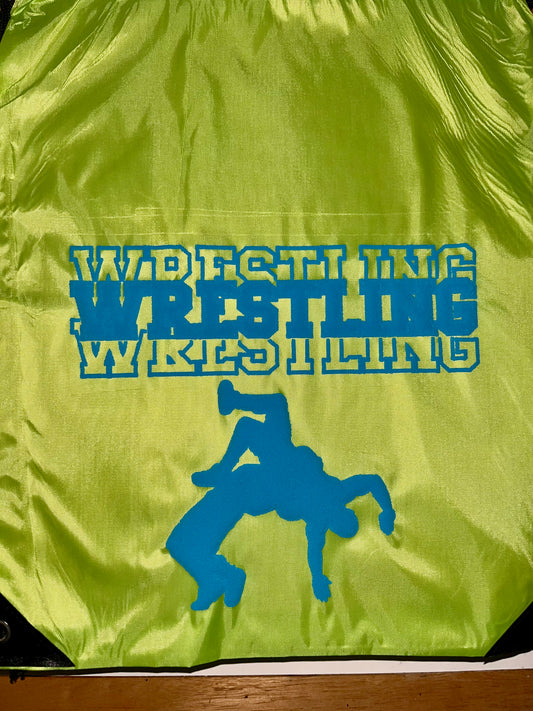 Wrestling Drawstring Bag