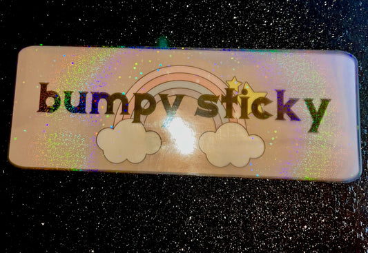 Bumpy Sticky Holographic Waterproof Bumper Sticker