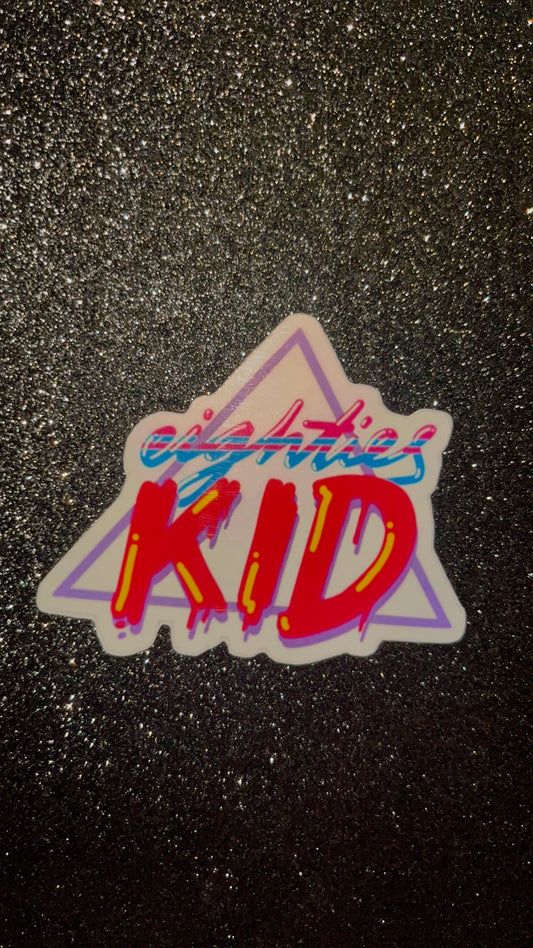 80's Kid Waterproof Sticker
