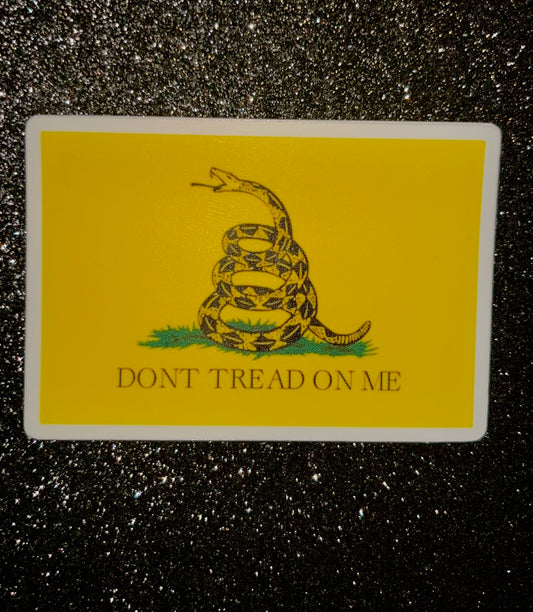 Don't Tread on Me Waterproof Sticker