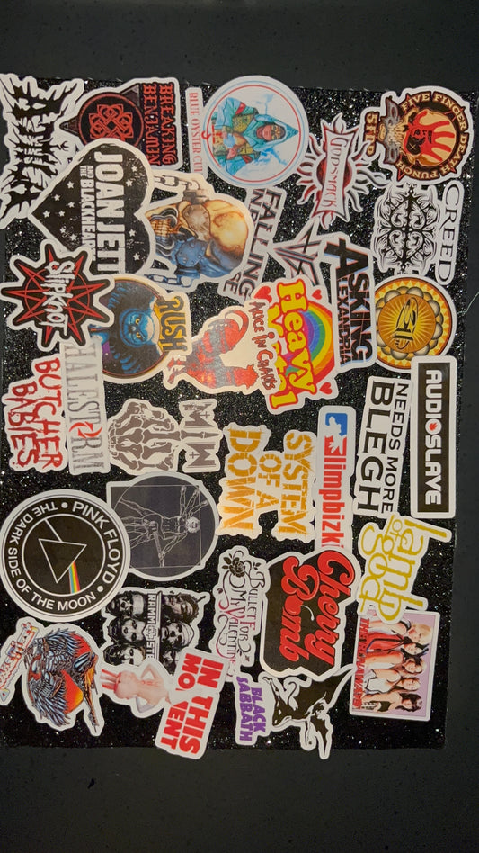 32pc Waterproof Ultimate Bands Sticker Bomb