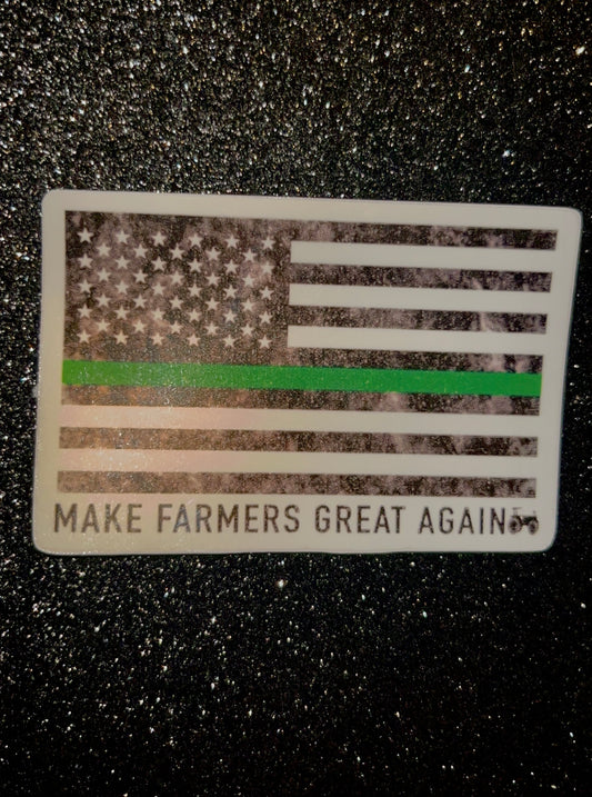 Farmer Appreciation Waterproof Sticker
