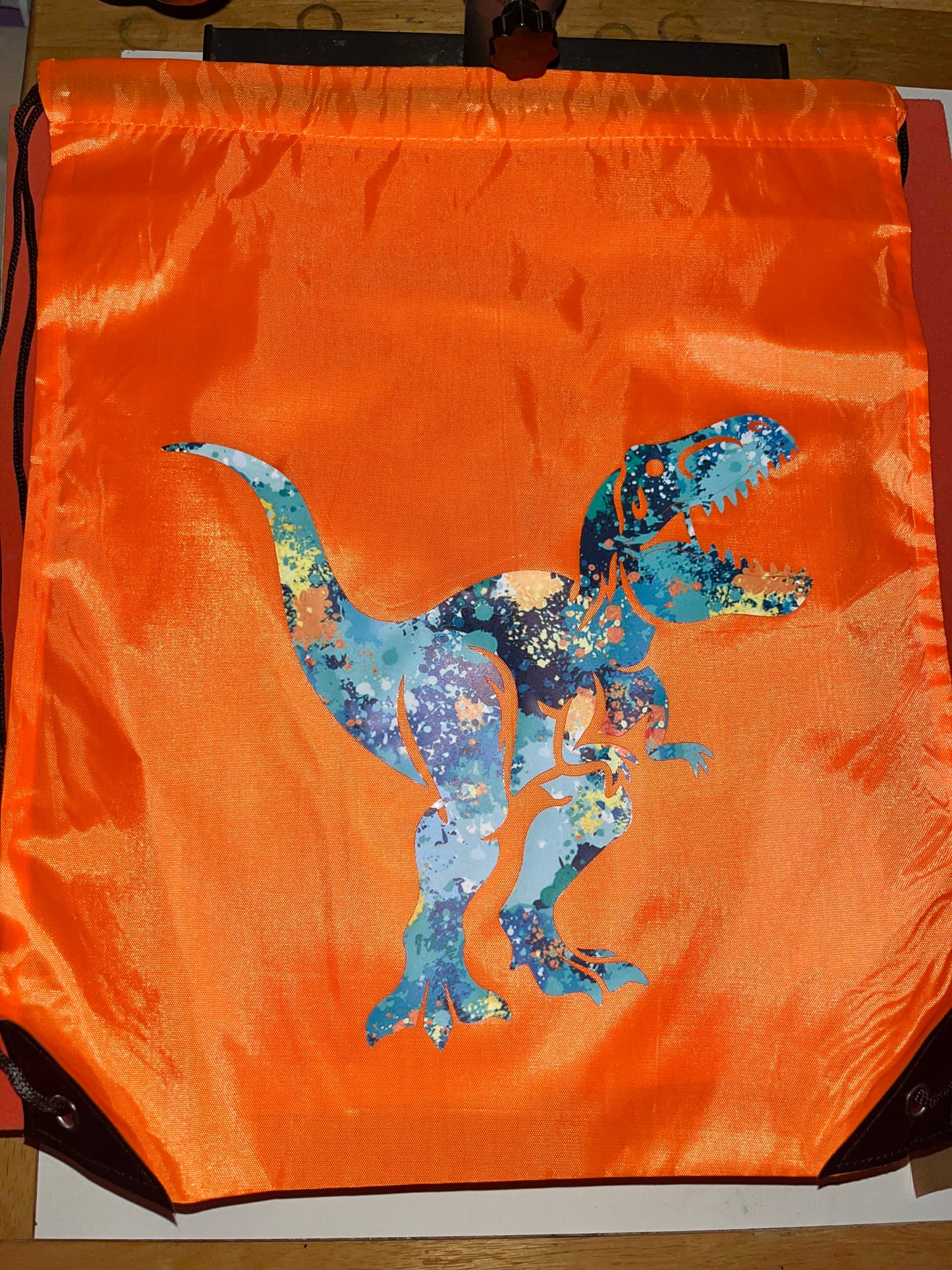 Dino Drawstring Bag