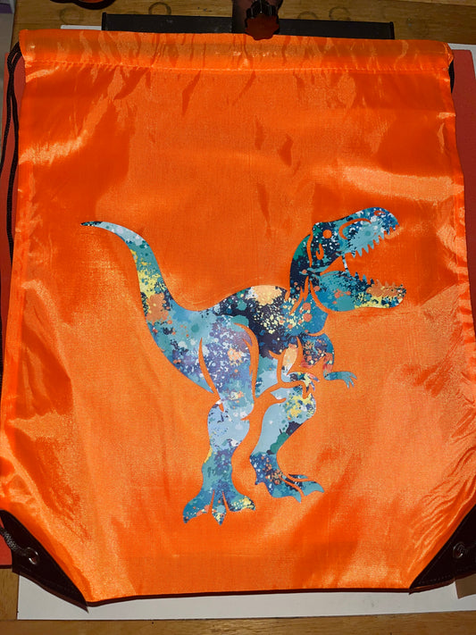 Dino Drawstring Bag