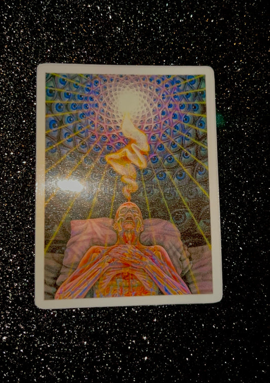 Trippy Art Waterproof Sticker