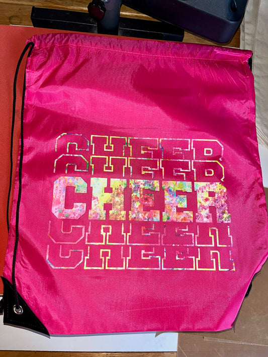 Cheer Drawstring Bag