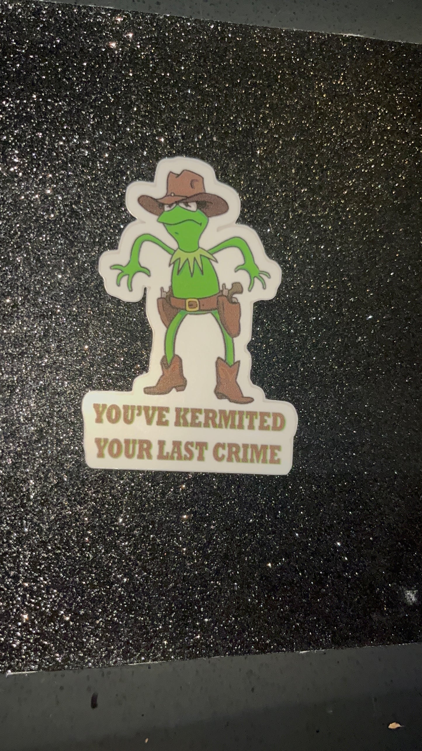 Kermitted Waterproof Sticker