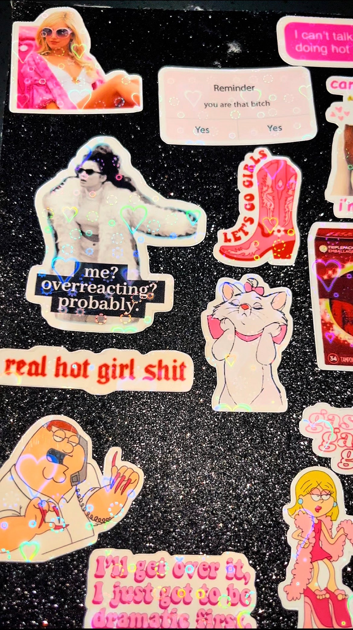 24pc Hot Girl Sh*t Waterproof Sticker Bomb