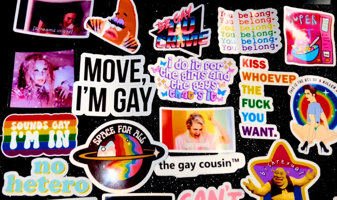 24pc Pride Waterproof Sticker Bomb